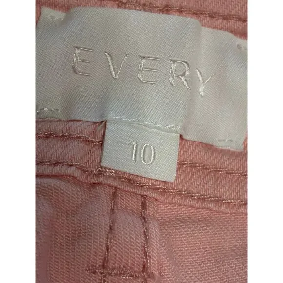 Every Pink Wide Leg Crop Denim Jean Pant size 10 - Picture 7 of 7